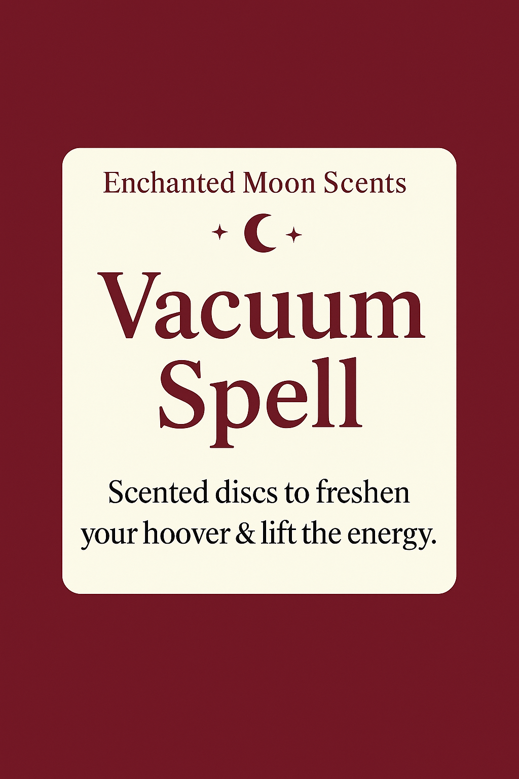 Scented hoover disks x4